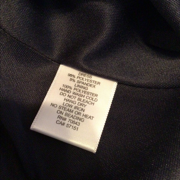 .NWT J. Howard Navy Beaded Line Padded Bust Size 14 Mother of The Bride Party - Picture 7 of 9